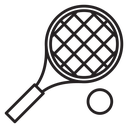 Tennis racket 2 icon