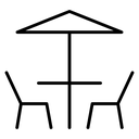 Terrace Parasol Table icon