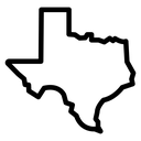 Texas map icon
