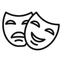 Theater masks icon
