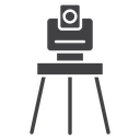 Theodolite 3 Black Outline icon