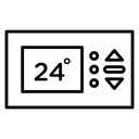 Thermostat Digital Display icon
