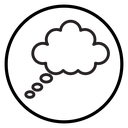 Think bubble icon