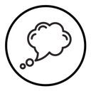 Think bubble icon