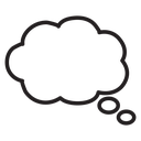 Thinking bubble icon