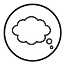 Thinking bubble icon