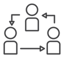 Third party Black Outline icon