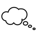 Thought bubble icon