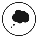 Thought bubble icon