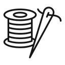 Thread needle icon