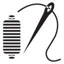 Thread needle icon
