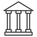 Three Column Bank icon