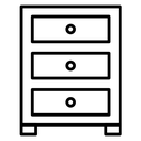 Three Drawer Dresser icon