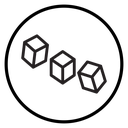 Three Ice Cubes icon
