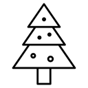 Three Tier Christmas Tree icon