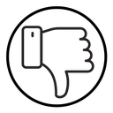 Thumbs down icon