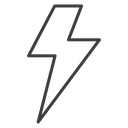 Thunder bolt icon