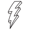 Thunder bolt icon