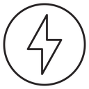 Thunder bolt icon