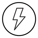 Thunder bolt icon