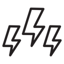 Thunder lightning icon