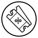 Ticket Stub Discount icon