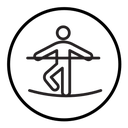 Tightrope walker icon