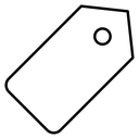Tilted Price Tag icon