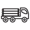 Timber truck icon