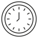 Time clock icon