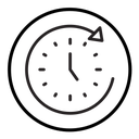 Time clock icon