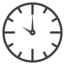 Time Black Outline icon