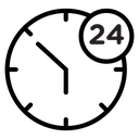 Time twenty four icon