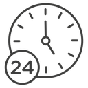 Time twenty four icon