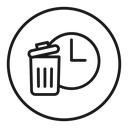 Time waste icon