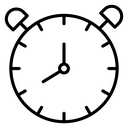 Timer Clock Twin Bells icon
