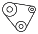Timing belt icon
