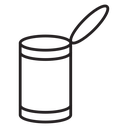 Tin can icon