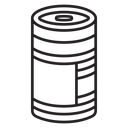 Tin can icon