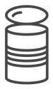 Tin can icon