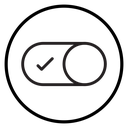 Toggle switch icon