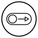 Toggle switch icon