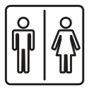 Toilet Male female icon