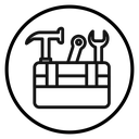 Toolbox Hammer Wrench icon
