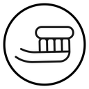 Tooth brush icon