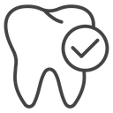 Tooth check 3 icon