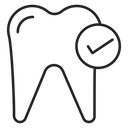 Tooth check icon