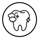 Tooth cleaning icon