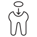 Tooth filling icon