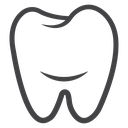 Tooth Black Outline icon